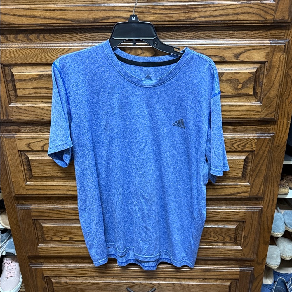 Adidas Men's Heather Blue Tee